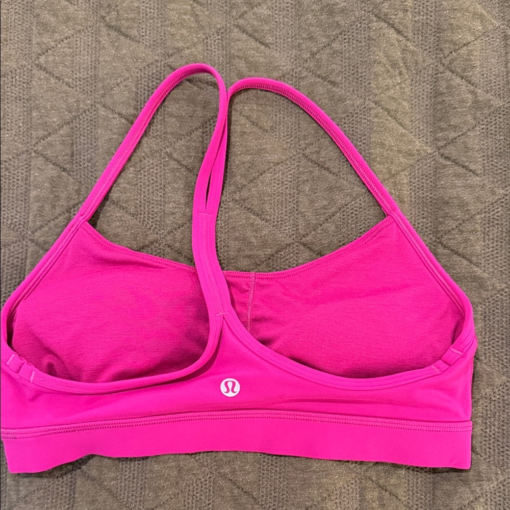 Lululemon Athletica Vibrant Pink Sports Bra - Picture 2 of 3